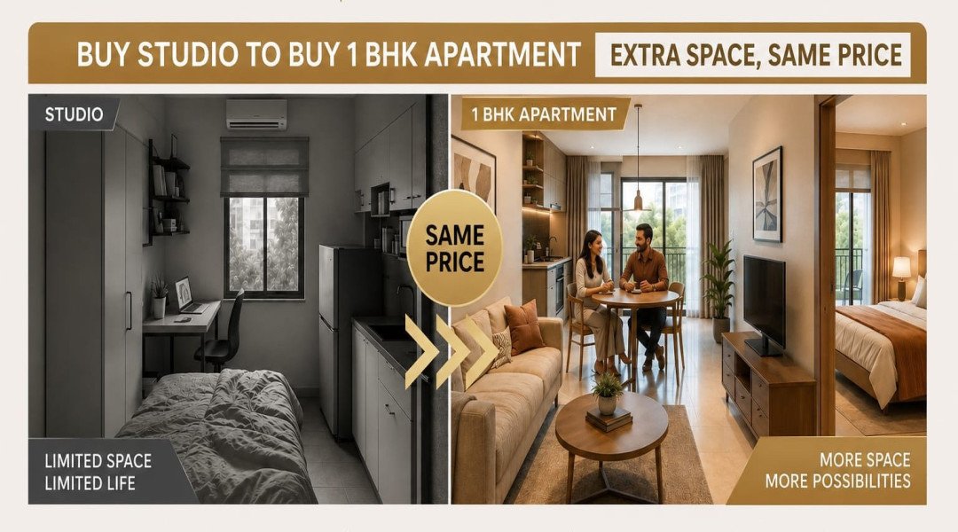 17 Insignia - 1 BHK,Pan Card Club Road