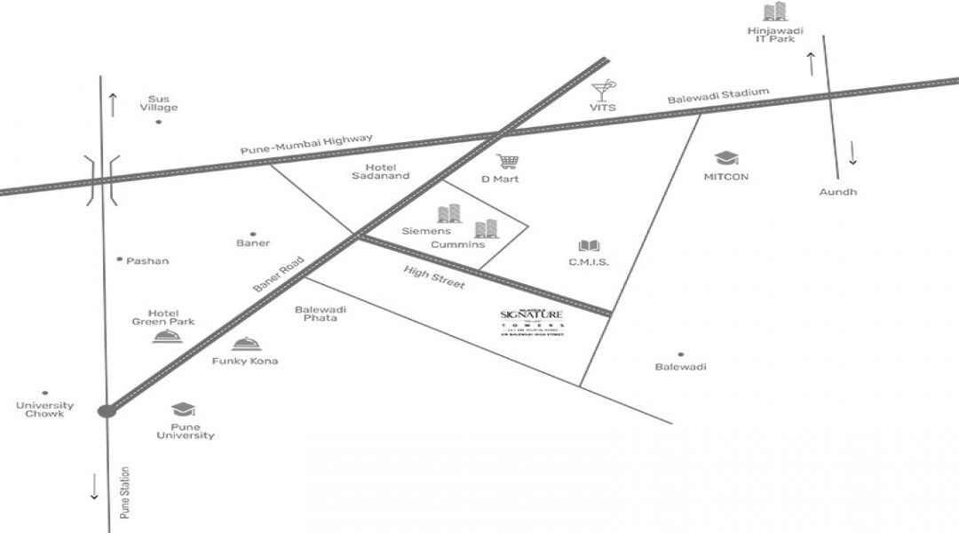 Majestique Signature Towers,Balewadi